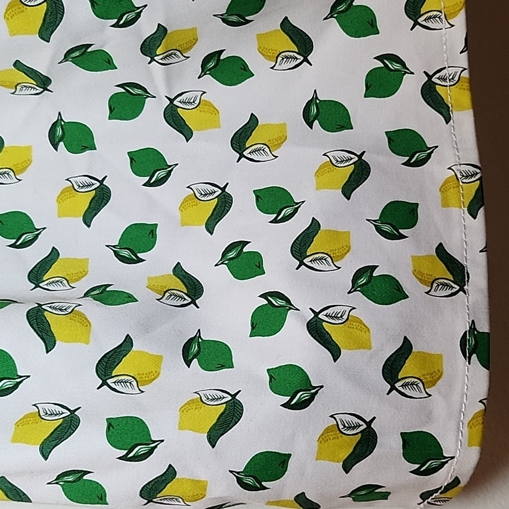 Boden  Kelly Green / Yellow Mischa Belted Sleeveless Dress Lemon print Size 10 - Picture 8 of 16